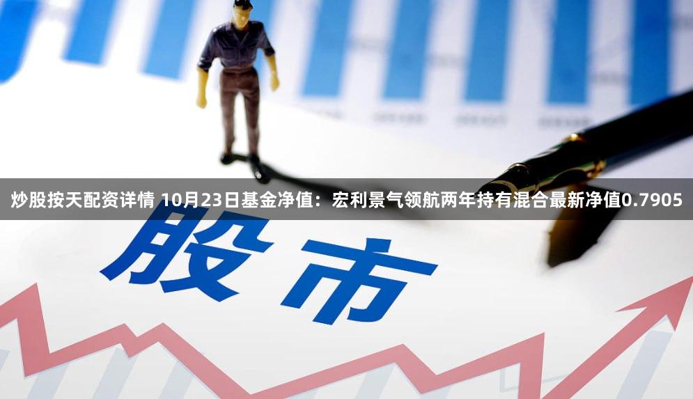 炒股按天配资详情 10月23日基金净值：宏利景气领航两年持有混合最新净值0.7905