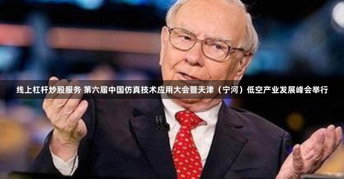 线上杠杆炒股服务 第六届中国仿真技术应用大会暨天津（宁河）低空产业发展峰会举行