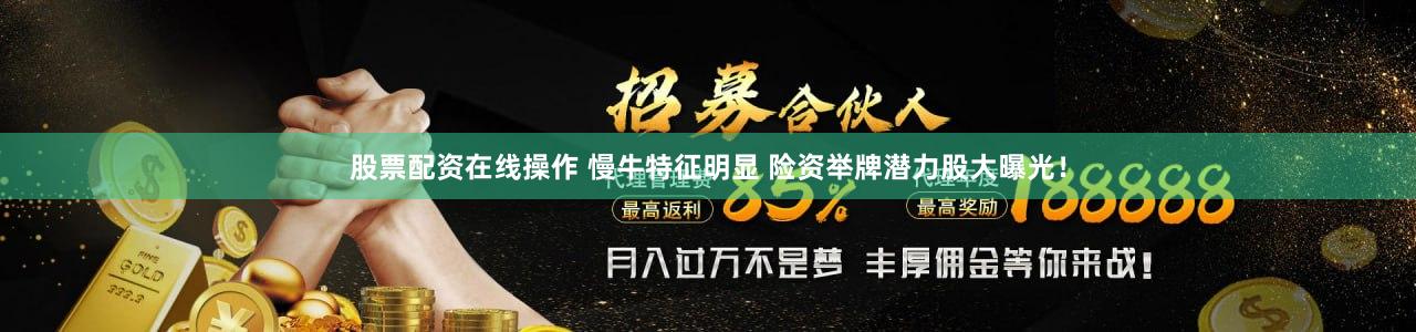 股票配资在线操作 慢牛特征明显 险资举牌潜力股大曝光！