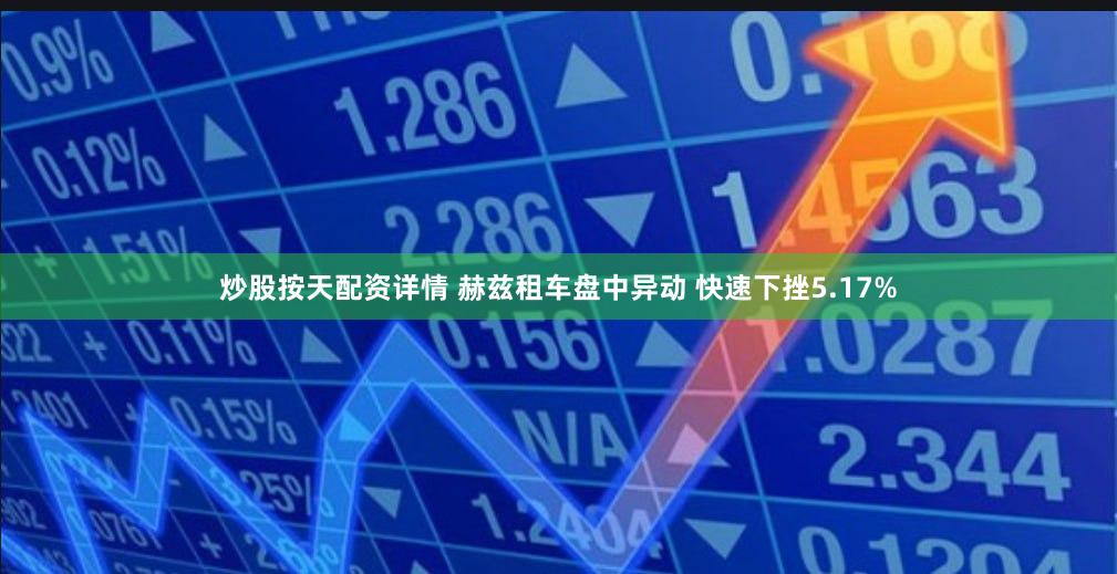 炒股按天配资详情 赫兹租车盘中异动 快速下挫5.17%